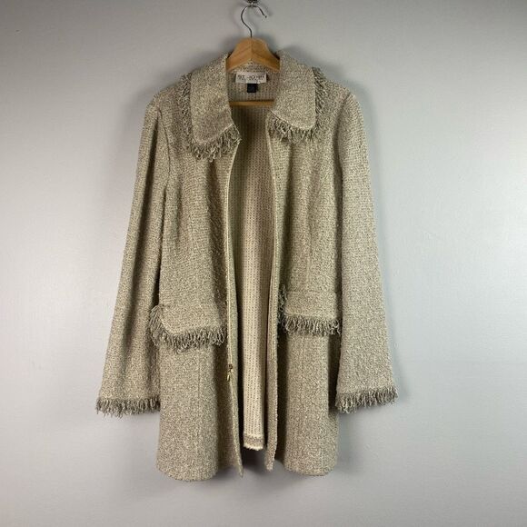 St. John Collection Tweed Pattern Jacket - Picture 10 of 12